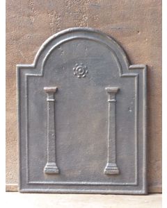 Plaque de Cheminée 'Colonnes de Liberté'