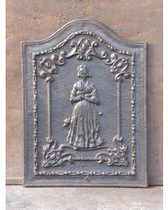 Plaque de Cheminée 'Femme'