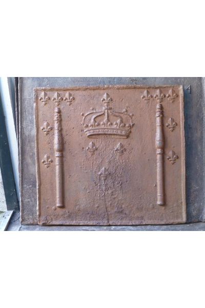 Plaque de Cheminée 'Armes de France'