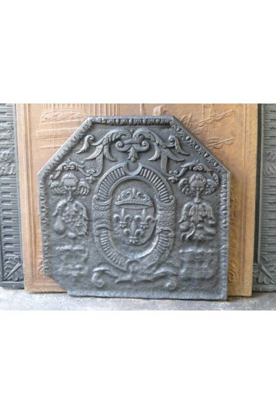 Plaque de Cheminée 'Armes de France'