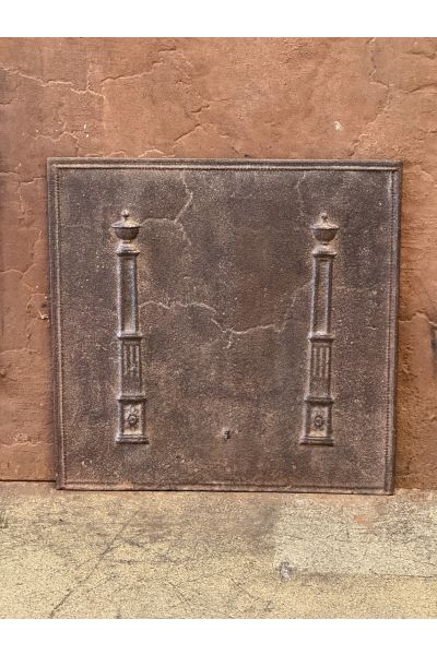  Plaque Cheminée 'Piliers de la Liberté'