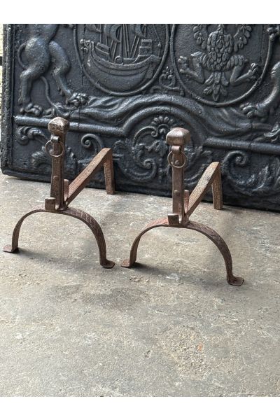 Chenets Louis XV