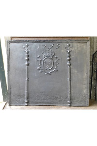 Plaque de Cheminée 'Armes de France'