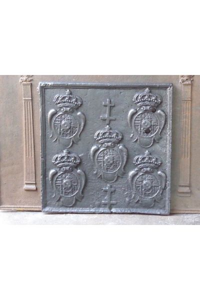 Plaque de Cheminée 'Armes de Lorraine'