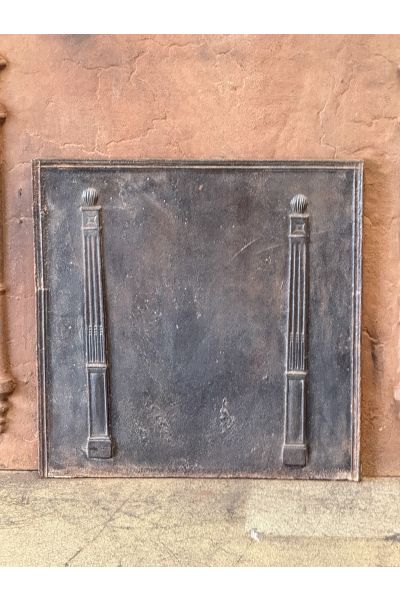 Plaque de Cheminée 'Colonnes de Liberté'