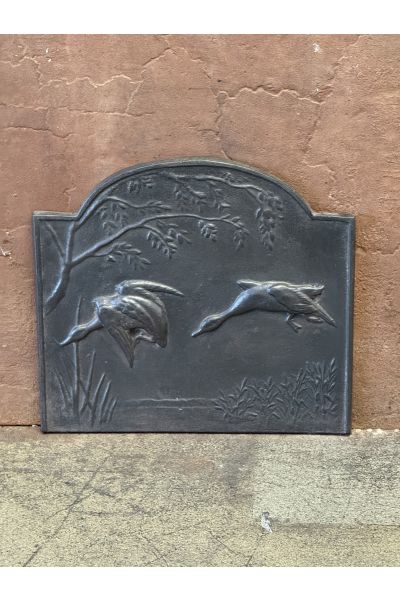 Plaque de Cheminée 'Scène Rurale'