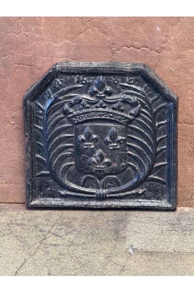 Plaque de Cheminée 'Armes de France'