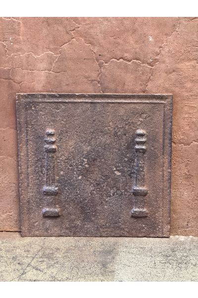 Plaque de Cheminée 'Colonnes de Liberté'