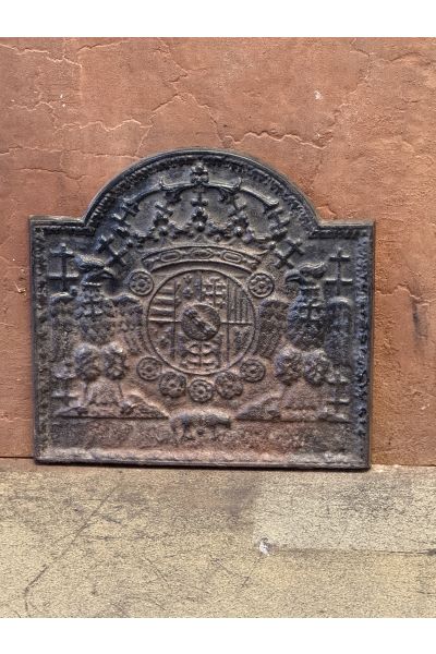 Plaque de Cheminée 'Armes de Lorraine'