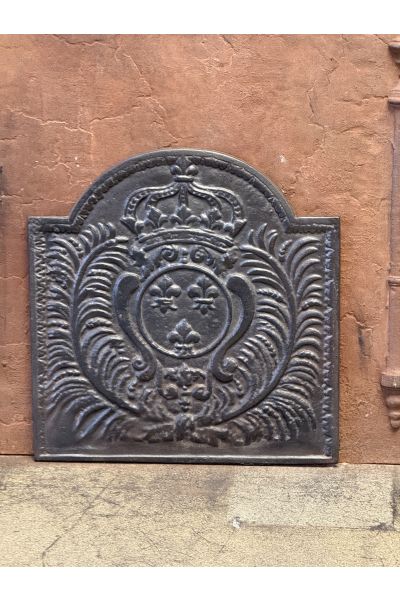 Plaque de Cheminée 'Armes de France'