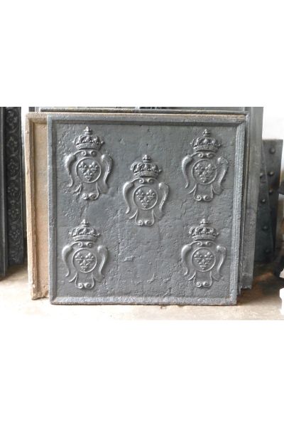 Plaque de Fonte avec Blason