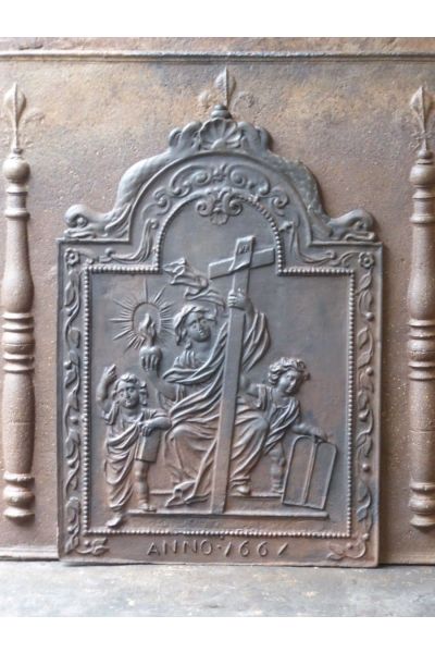 Plaque de Cheminée 'La Foi'
