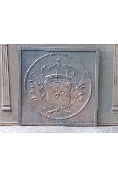 Plaque de Cheminée 'Armes de France'