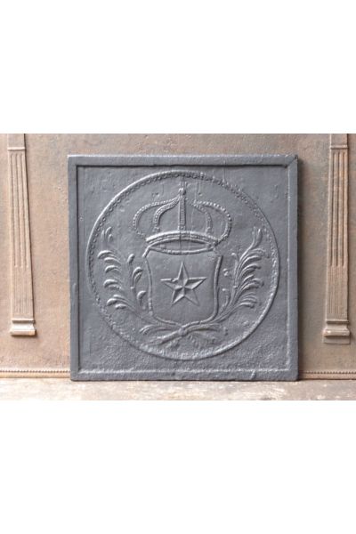 Plaque de Cheminée 'Armes de France'