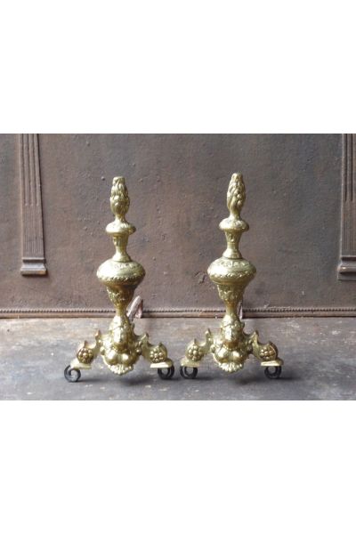 Chenets Style Louis XIV