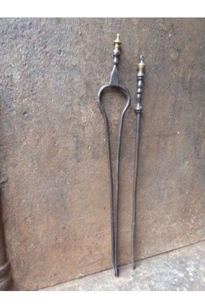 Ancien Serviteur Cheminée Néerlandais