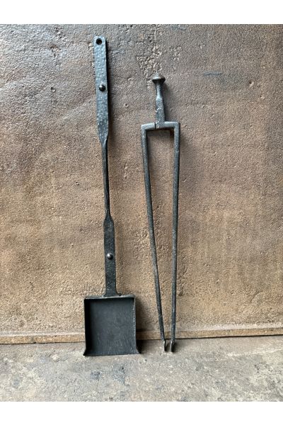 Ancien Serviteur Cheminée Néerlandais