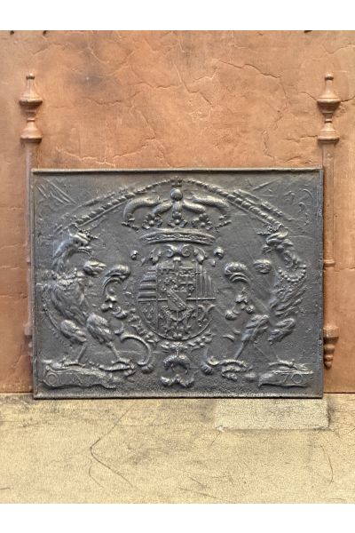 Plaque de Cheminée 'Armes de Lorraine'