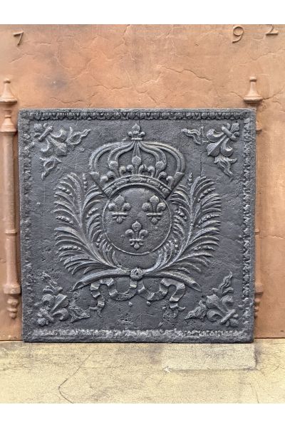 Plaque de Cheminée 'Armes de France'