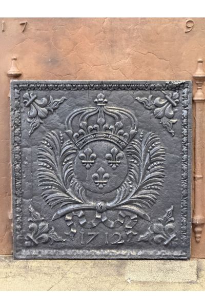 Plaque de Cheminée 'Armes de France'