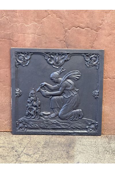Plaque de Cheminée 'La Vendange'