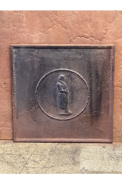 Plaque de Cheminée 'Homme'