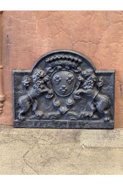 Plaque de Cheminée 'Armes de France'