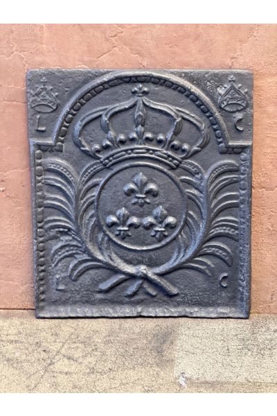 Plaque de Cheminée 'Armes de France'