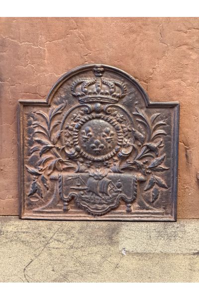 Plaque de Cheminée 'Armes de France'