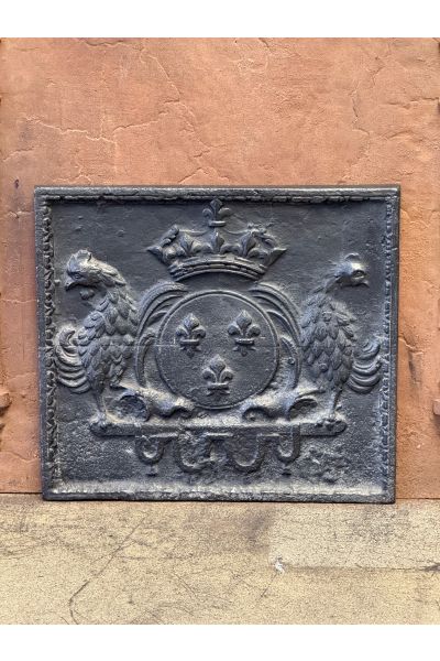 Plaque de Cheminée 'Armes de France'
