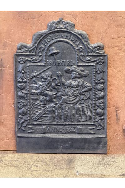 Plaque de Cheminée 'Pro Patria'