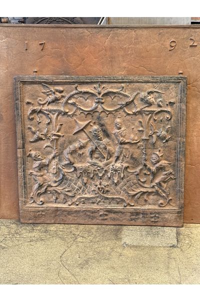 Plaque en Fonte Chinoiserie
