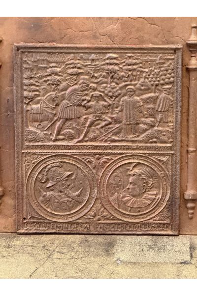 Plaque de Cheminée 'Thème Religieux'