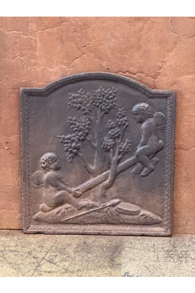 Plaque de Cheminée 'Amours'