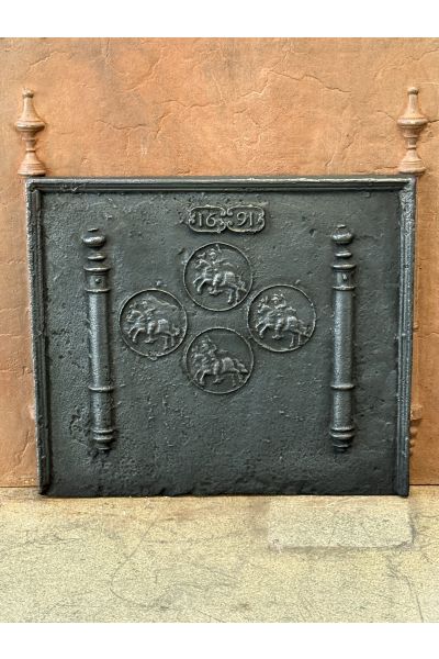 Plaque de Cheminée 'Chevaux'