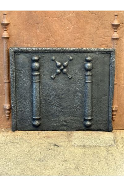 Plaque de Cheminée 'Croix de Saint André'