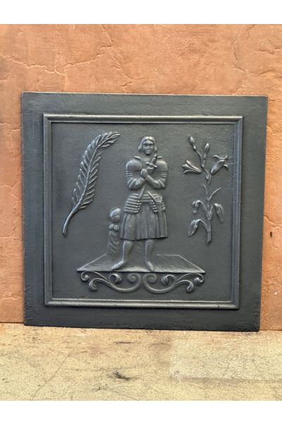 Plaque de Cheminée 'Jeanne d'Arc'