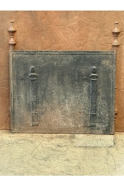 Plaque de Cheminée 'Colonnes de Liberté'