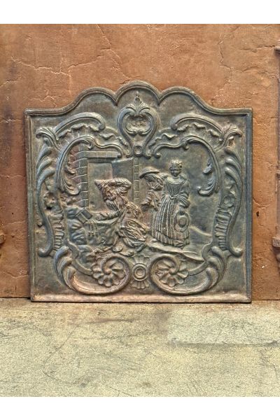 Plaque en Fonte Louis XV