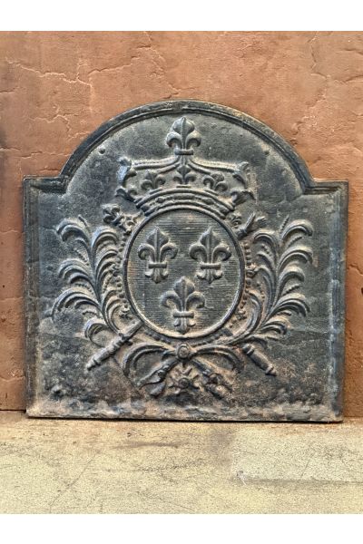 Plaque de Cheminée 'Armes de France'