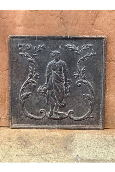 Plaque de Cheminée 'Femme'