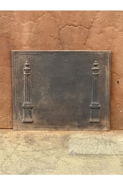 Plaque de Cheminée 'Colonnes de Liberté'