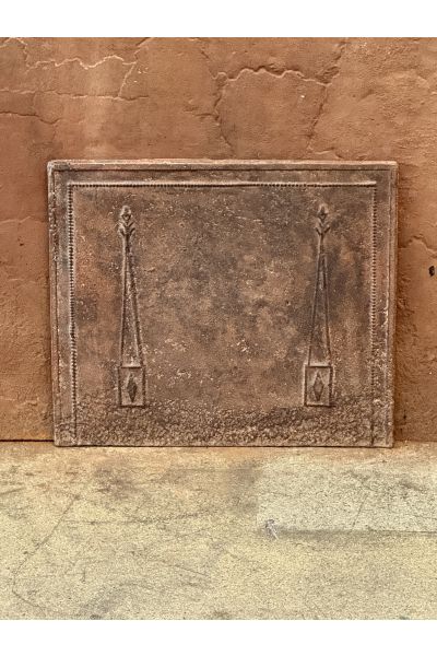 Plaque de Cheminée 'Colonnes de Liberté'