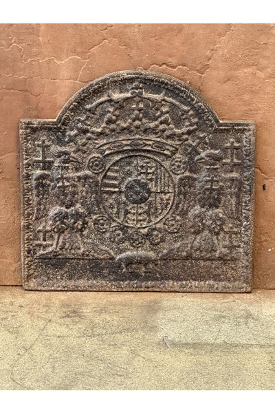 Plaque de Cheminée 'Armes de Lorraine'