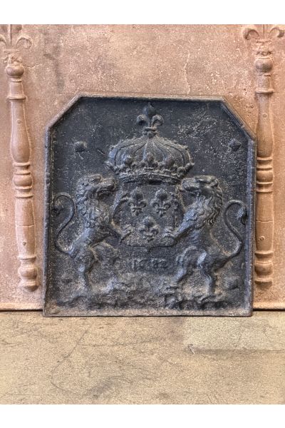 Plaque de Cheminée 'Armes de France'