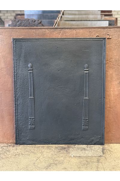 Plaque de Cheminée 'Colonnes de Liberté'