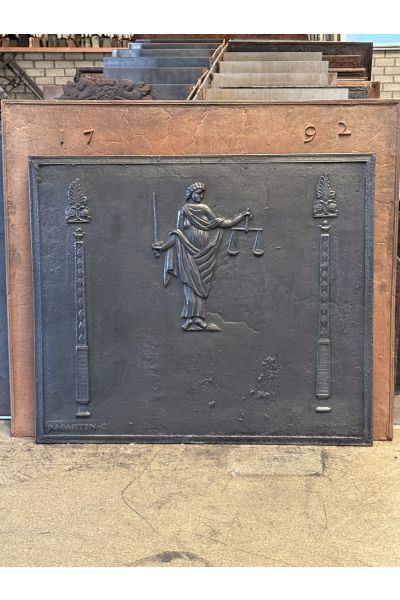 Plaque de Cheminée 'Justicia'