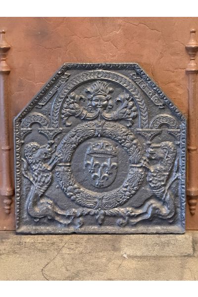 Plaque de Cheminée 'Armes de France'