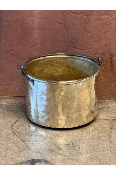 Porte-Bûches en Laiton Poli