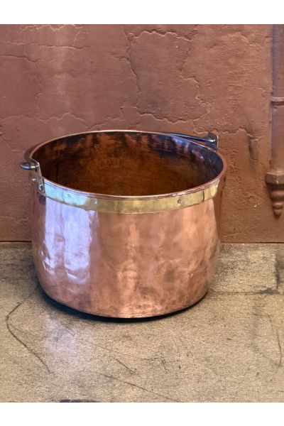 Porte Bûches en Cuivre Poli